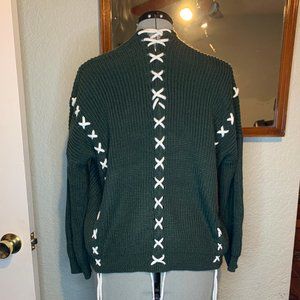 Criss Cross Sweater Top